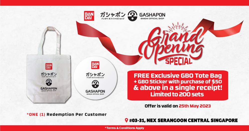 GBO NEX Singapore Grand Opening Promotion!
